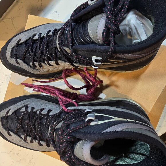 HOKA ONE TOR ULTRA HI WP Hiking Shoe Boot Black MAGNET SIZE 10 GORE-TEX GTX NEW - Picture 6 of 14